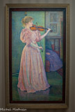 <center>Théo Van Rysselberghe (1862-1926)</center>Portrait de la violoniste Irma Sèthe 1894.
Huile sur toile.