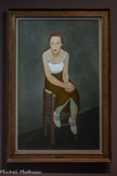 <center>Nathalie Kraemer (1891 -1943)</center>La Femme au tabouret. Sans date. Huile sur toile