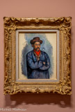 <center>L’Homme à la pipe</center>1890-1892.
Huile sur toile.
États-Unis, Kansas City (MO), The Nelson-Atkins Muséum of Art, don de Henry W. et Marion H. Bloch. <br>
On retrouve ce personnage dans les deux premières versions des Joueurs de cartes. Celle de la Barnes Foundation est la plus proche du tableau de Mathieu Le Nain du musée Granet.