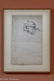 <center>Un homme qui fume, étude pour le tableau Les Joueurs de cartes</center>Vers 1890-1892. Graphite.
Pays-Bas, Rotterdam, Collection Museum Boijmans Van Beuningen, prêt de la Fondation du Museum Boijmans Van Beuningen (ancienne Collection Koenigs)