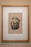 <center>Autoportrait au chevalet </center>Vers 1898-1900.
Lithographie sur papier.
France, Aix-en-Provence, musée Granet, don 1949