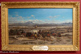 <center></center>Émile Loubon
(Aix-en-Provence, 1809 - Marseille, 1863)
La levée du camp du Midi 1854.
Huile sur toile. Dépôt de l'État de 1856, transfert de propriété de l’État à la ville d'Aix-en-Provence, 2024.