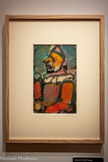 <center>Clown à l’habit rouge</center>Georges Rouault
1939-1945
Huile, encre, gouache, papier
Donation de Mme Georges Rouault et ses enfants à titre de don manuel en 1963 Centre Pompidou, Paris
Musée national d’art moderne / Centre de création industrielle