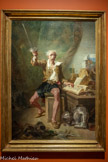 <center>La Lecture de don Quichotte</center>Célestin Nanteuil
France, 1873 Huile sur toile.