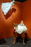 <center>Don Quichotte lisant et imaginant Dulcinée </center>Marionnettes de type bunraku
Michael Meschke
Suède et France, 1988 Techniques mixtes
Musée des Arts de la marionnette — Gadagne, Lyon.