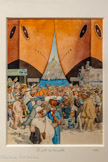 <center></center>Le Rire - 1er avril 1933 (4226 - Tome 4)
Spécial Marseille
Mais où vont-ils donc, tous ? Voir la Bonne Mère ?
Eh ! Non...Les bonnes filles...
Encre de Chine aquarellée 35 x 26 cm Collection famille Albert Dubout.