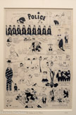 <center></center>Marianne - 17 octobre 1934 (1897 - Tome 2) Police
Encre de Chine 53 x 38 cm
Collection famille Albert Dubout