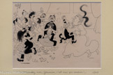 <center></center>France Dimanche - 4 novembre (3093 - Tome 3)
- Je vous avertis, Baronne, je descends à la prochaine !... Encre de Chine 24 x 32 cm Collection famille Albert Dubout