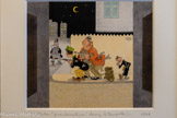 <center></center>La Bataille -14 février 1946 {4356 - Tome 4) - Laissez-le tranquille...Hein ?... Sinon...
Encre de Chine aquarellée 25 x 29 cm Collection particulière