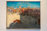 <center></center>1935 (5355 - Tome 4) Course à la cocarde à Lunel Huile sur toile 54 x 65 cm Collection particulière