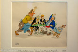 <center></center>Octobre 1948 (7162 - Tome 5) Illustration de César Encre de Chine aquarellée 24 x 30 cm Collection particulière