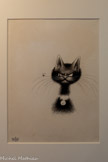 <center></center>3 décembre 1962 (7995 - Tome 6) Illustration de Entre Chats Encre de Chine 32 x 24 cm Collection particulière