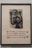AFFICHE DE L’EXPOSITION à la galerie René Drouin, Paris, 20 octobre -18 novembre 1944