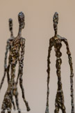 <center>Trois Hommes qui marchent </center>(petit plateau)
1948
Bronze
Fondation Giacometti