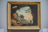 <center>Joseph Vernet. </center>Avignon, 1714 – Paris, 1789.
Les Baigneuses.
Huile sur toile. Nîmes, musée des Beaux-Arts.