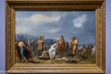 <center>Michel-Honoré Bounieu</center>Marseille. 1740 - Paris. 1814
Supplice d'une vestale.
1779. Huile sur toile. Marseille. Musée des Beaux-Arts.