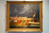 <center>Joseph Garibaldi (1863-1941)</center>Effet d'orage sur le Vieux-Port, 1914 Huile sur toile 100 x 122 cm
