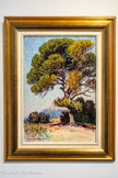 <center>Laurent Mattio</center>Le pin. Huile sur panneau 55 x 38 cm Collection particulière.