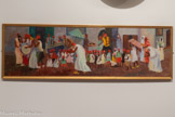 <center>Cortège de circoncision, copie d’après Gustave-Henri (dit Abdul Karim) Jossot
Louise-Marie Peyre 20e siècle Huile sur bois
Mucem, Marseille</center>