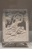 <center>Empreinte d’un dossier de chaise</center>1941, Châlons-en-Champagne, France Plâtre
Mucem, Marseille