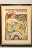 <center>Calendrier-affiche de 1897 pour biscuits Lefèvre-Utile</center>1897.
Lithographie en couleurs