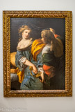 <center>Giovanni Battista Spinelli</center>(Chieti, 1607? /1613? – Ortona, 1657)
Judith se préparant à trancher la tête d'Holopherne vers 1645-50
Collection particulière, acquisition en cours pour le musée Granet, 2023. La narration de l'épisode biblique étonne : Judith apparaît de face, dévoilée par une servante dans son geste meurtrier qui s'apprête à s'abattre sur Holopherne, dont seule la couche au second plan laisse deviner la présence.