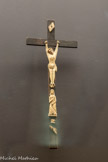 <center>Crucifix</center>18e-19e siècles France
Bois, ivoire sculpté et gravé