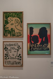 <center>Affiches des expositions potières de Vallauris</center>Pablo Picasso (dessinateur)i Hidago Arnera (imprimeur) 1951,1962.1963
Vallauris, Alpes-Maritimes, France 
Reproductions de linogravures sur papier. 
Succession Picasso 2023