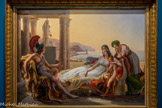 <center>Enée racontant à Didon les malheurs de Troie.</center>Baron Pierre-Narcisse Guérin. 1819. Huile sur toile. Musée des beaux-arts de Bordeaux.