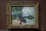 Sisley <br> La Seine à Bougival. 1872.