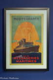 <center>En Méditerranée par les Messageries Maritimes. </center>Georges Taboureau, dit Sandy-Hook. 1925.
Lithographie.
