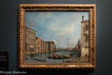 <center>Gianantonio Canal, dit Canaletto</center>Venise, 1697 - 1768
Le Grand Canal vers l’est depuis le Campo San Vio, vers 1727
Huile sur toile