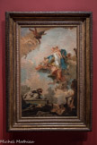 <center>Giambattista Tiepolo</center>Vienne, 1699-Venise, 1760
La Vierge donne le scapulaire à saint Simon Stock, vers 1746
Esquisse pour la Scuola dei Carmini