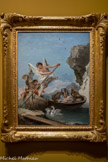 <center>Giambattista Tiepolo</center>Venise, 1696 - Madrid, 1770
La Fuite en Égypte, vers 1767-1770
Huile sur toile