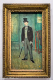 <center>Exposition Toulouse-Lautrec.</center> Portrait de Louis Bouglé
1898
Huile sur bois