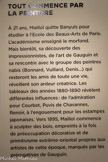 <center>La Collection Maillol. </center> TOUT COMMENCE PAR LA PEINTURE
À 21 arts, Maillol quitte Banyuls pour étudier à l’Ecole des Beaux-Arts de Paris. L’académisme enseigné le morfond.
Mais bientôt, sa découverte des impressionnistes, de l’art de Gauguin et sa rencontre avec le groupe des peintres nabis (Bonnard, Vuillard, Denis...) qui resteront les amis de toute une vie, réveillent son ardeur créatrice. Les tableaux des années 1880-1890 révèlent différentes influences: de l’admiration pour Courbet, Puvis de Chavannes,
Renoir, à l’engouement pour les estampes japonaises. Vers 1895, Maillol commence à sculpter des bois, empreints à la fois de préoccupation décorative et de primitivisme extrême-oriental propres aux artistes de cette époque, marqués par les prérogatives de Gauguin