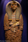 <center>Couvercle du cercueil interne de Pinedjem I </center>(Propriété initiale de Thoutmôsis I)
Sycomore, pigments, or. Nouvel Empire, 18e et 21e dynasties. Musée égyptien.