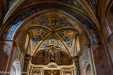 <center>Cordes-sur-ciel. L’église Saint-Michel.</center>Plafond du choeur.