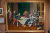 <center>Le musée Lapérouse.</center>« Louis XVI donnant ses instructions à Lapérouse » par Nicolas Montiau, 1817. (Musée de Versailles). La copie de ce tableau a été réalisée en 1988 par Daniel Roustit, peintre albigeois, qui en a fait don à l'association Lapérouse.