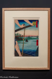 <center>Musée Toulouse-Lautrec</center>Hiroshige Utagawa. 
Le bac de Haneda
1858
Gravure sur bois polychrome
Paris, Bibliothèque nationale de France, Département des Estampes et de la Photographie.