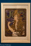 <center>Musée Toulouse-Lautrec</center>Alfons Mucha
JOB
1898
Lithographie en couleurs.
Paris, musée des Arts décoratifs
