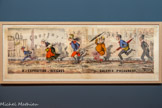 <center>Musée Toulouse-Lautrec</center>Jules Pequignot
Où courent-ils ? RUE LEKAIN/ A L’EXPOSITION D’AFFICHES GALERIE PREAUBERT
1889
Lithographie en couleurs 
Paris. musée Carnavalet-Histoire de Paris