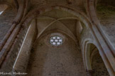 <center>Abbaye de Beaulieu-en-Rouergue  </center>Transept nord. Vitrail de l’artiste verrier Dominique Fleury.