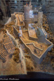 <center>Najac : Forteresse Royale. </center>Maquette de la forteresse en 1253.