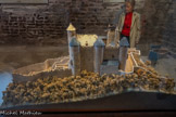 <center>Najac : Forteresse Royale. </center>Maquette de la forteresse en 1253.