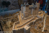 <center>Najac : Forteresse Royale. </center>Maquette de la forteresse en 1253.
