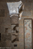 <center>Penne  </center>Chapiteaux romans. Fragments d’enduits polychromes
XIe - XIIIe siècles Forteresse de Penne —
Eglise Sainte-Marguerite