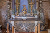 <center>Puycelsi</center>La chapelle Saint Roch. L'autel.