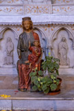 <center>Gaillac</center>L’église Saint-Pierre. Vierge à l'Enfant assise. 13e siècle -14e siècle. Bois polychromé. Normalement, elle se trouve dans l'édifice Église Saint-Michel.