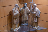 <center>Gaillac</center>Ensemble de statues de saints, dont Saint-Laurent et Saint-François-Xavier, provenant de l'abbatiale Saint-Michel. Bois doré. 18e siècle
